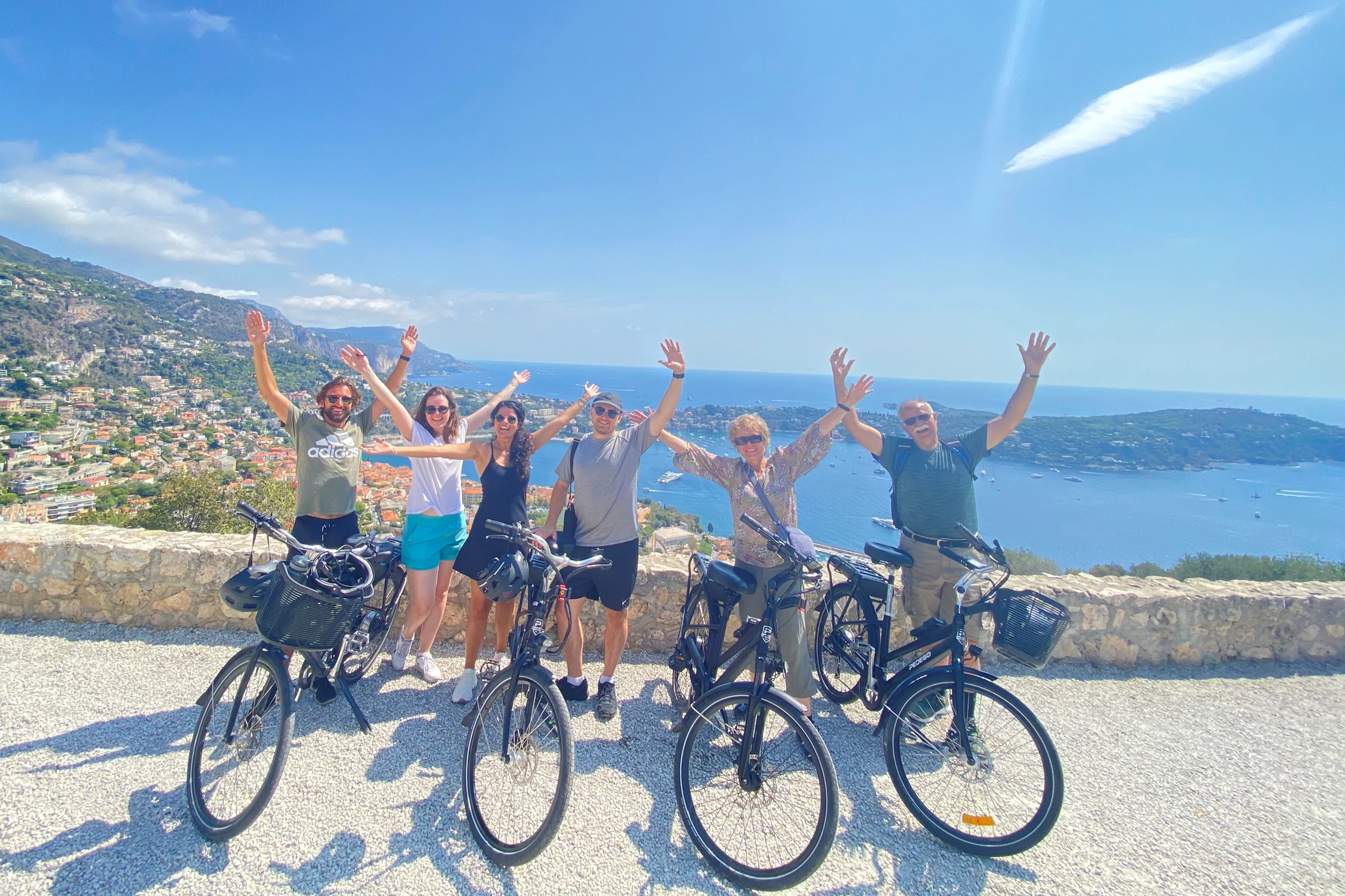 Nice e Villefranche-sur-Mer: Passeio de E-Bike