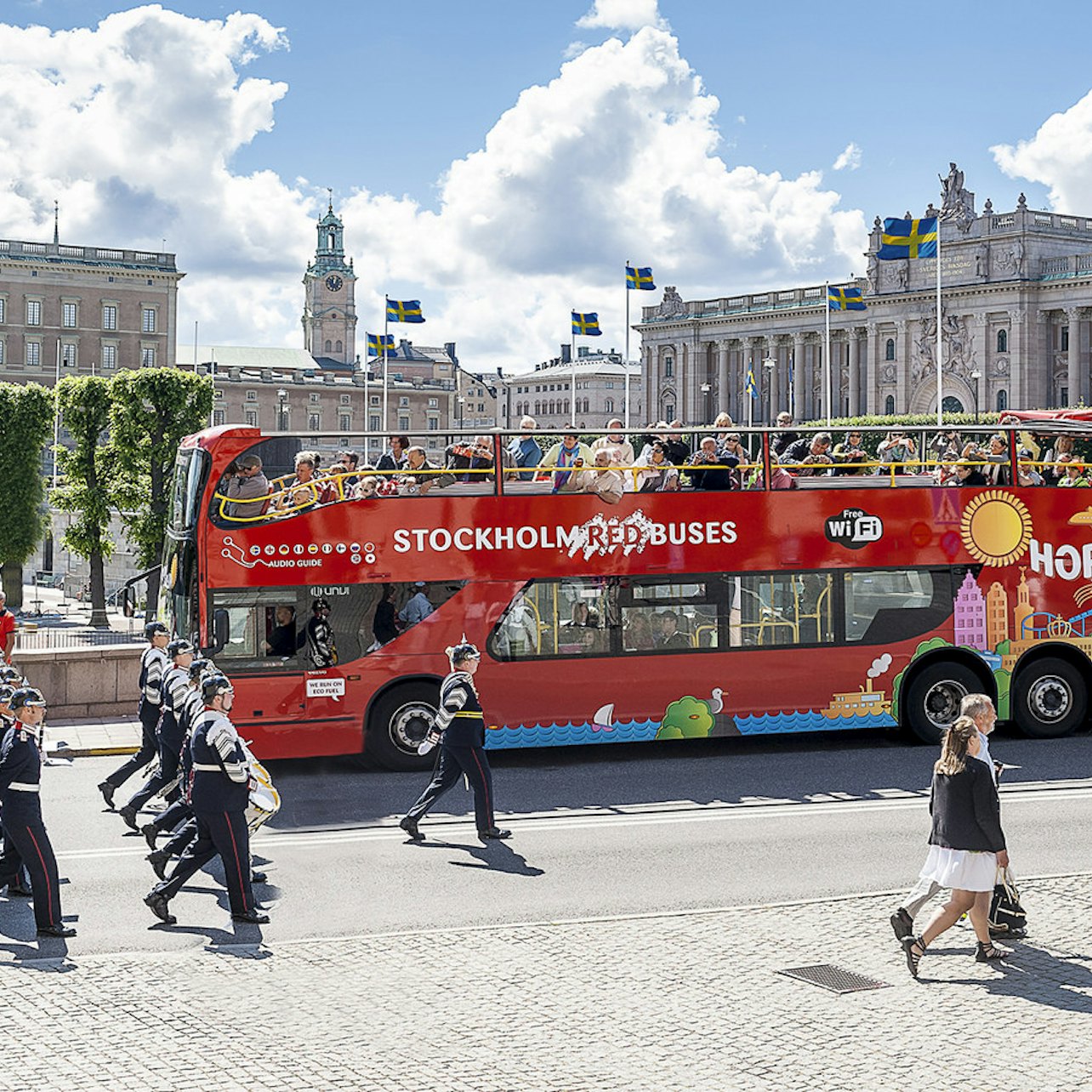 Autocarro hop-on hop-off Estocolmo - Acomodações em Estocolmo