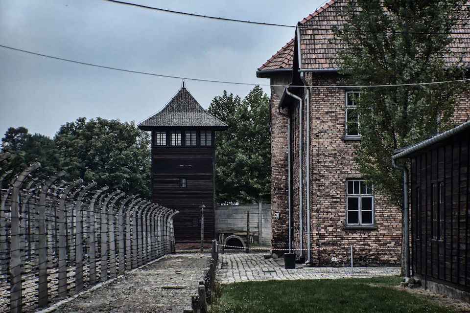 Watchtower at Auschwitz I.