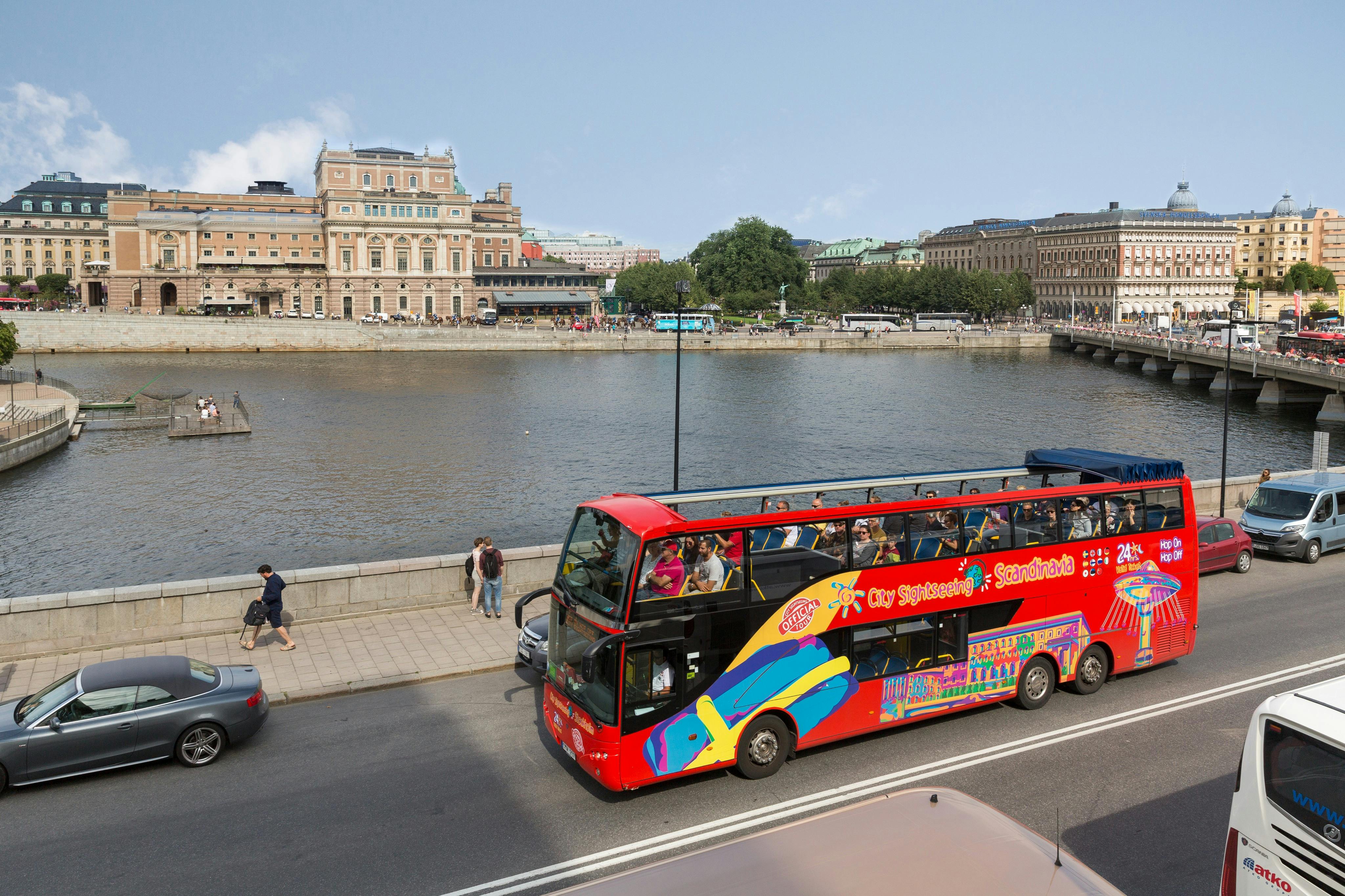 City Sightseeing Stockholm: Hop-on Hop-off Bus + Boat