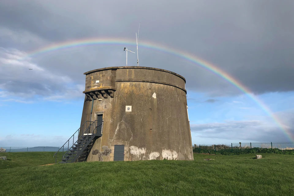 The Martello Tower Built 1803 to Defend against Napoleon