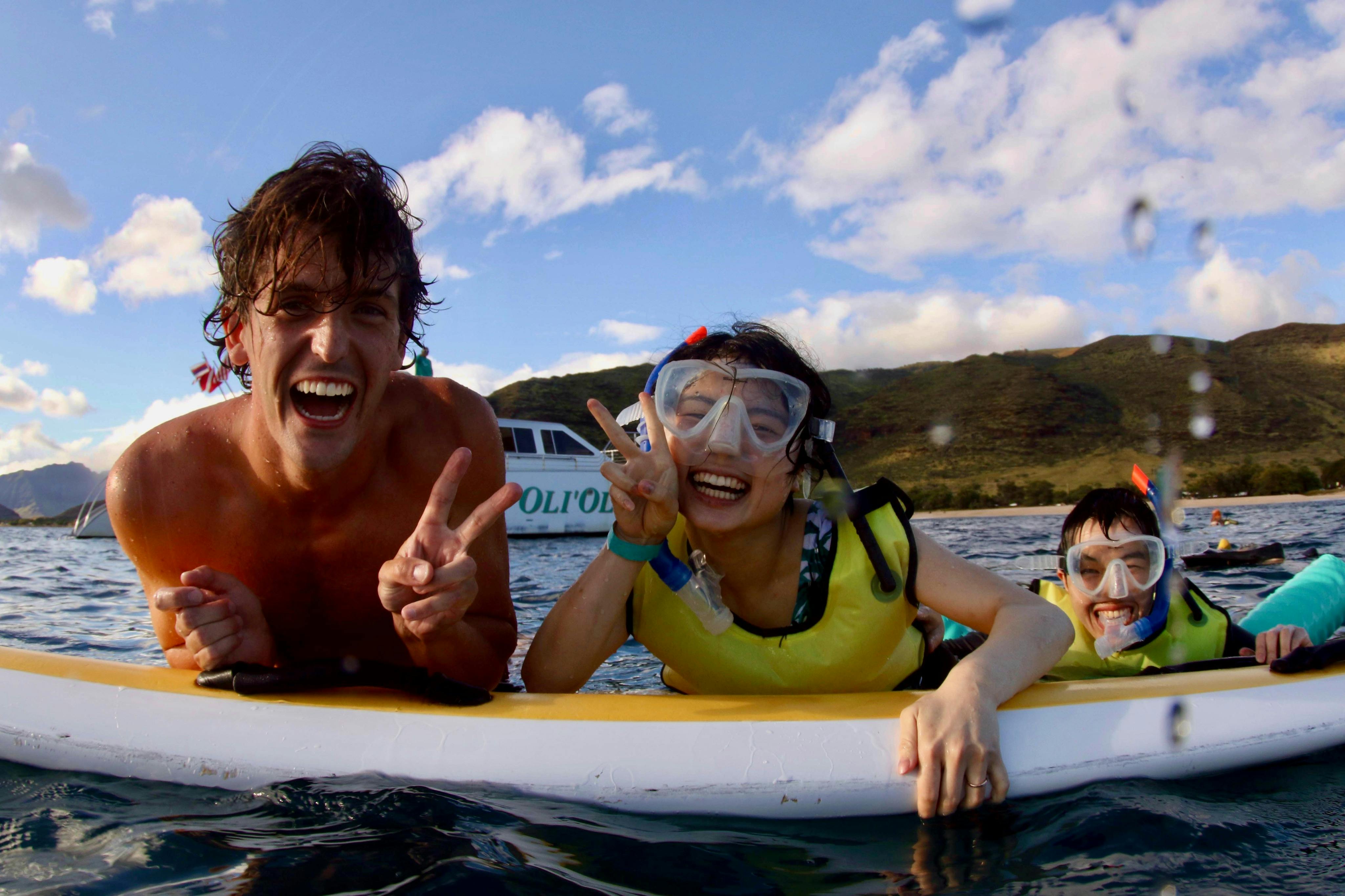 Snorkeling and sunset vibes