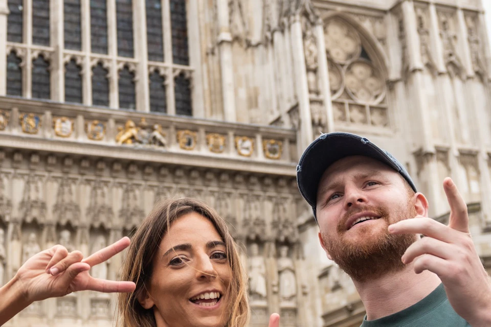 Outside Westminster Abbey