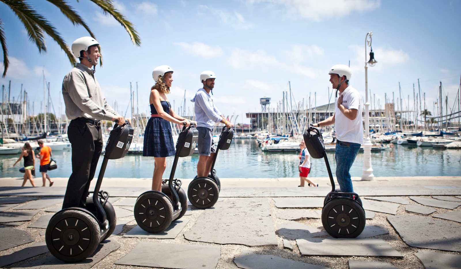 Barcelona: Waterfront Segway Tour