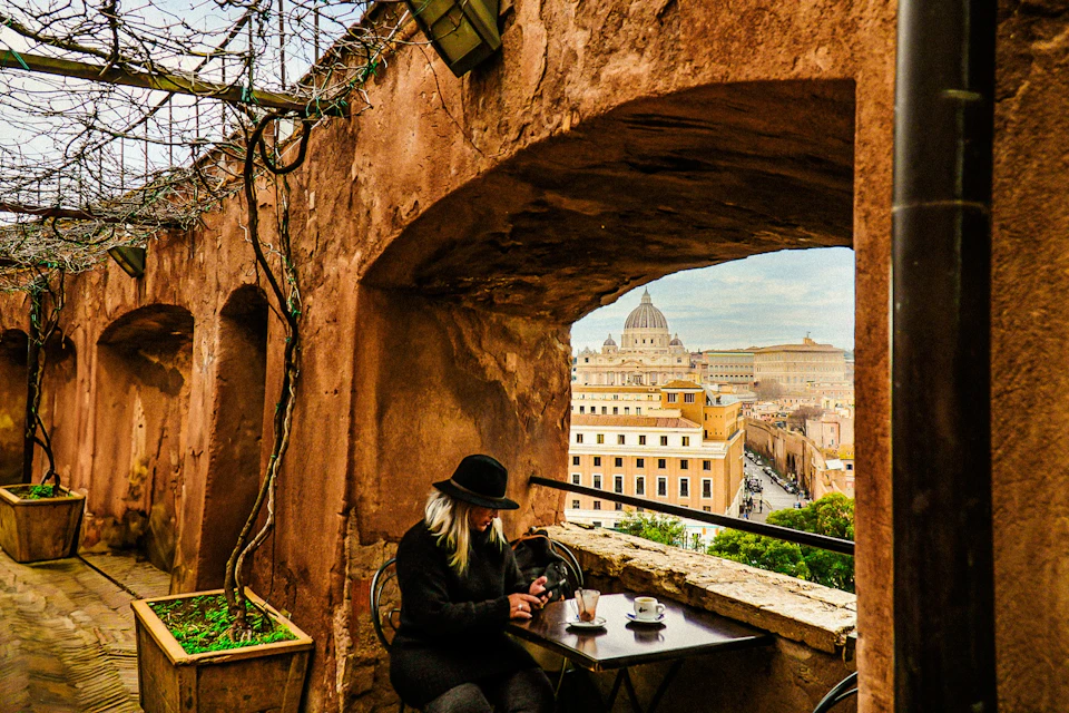 Panoramic View on Castle's Terrace