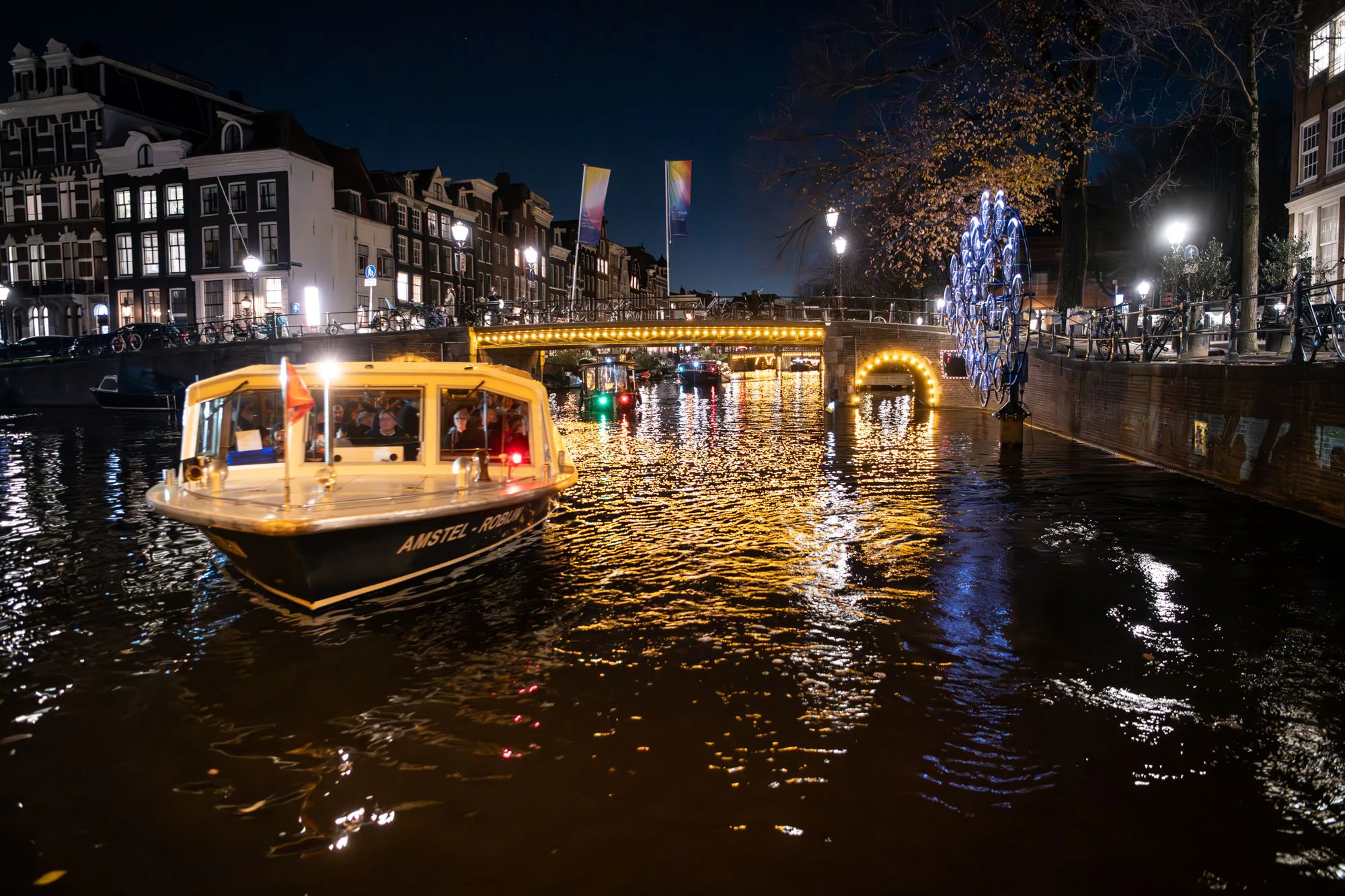 Amsterdam Light Festival: Boat Tour