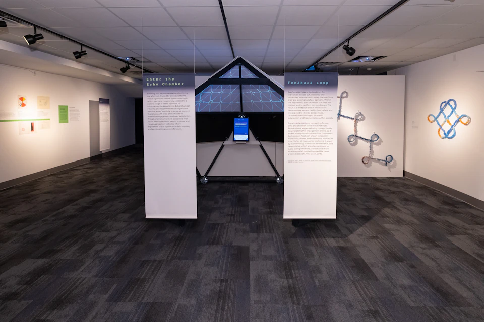 A look inside the Data Nation: Democracy in the Age of A.I. special exhibition at The National Liberty Museum.