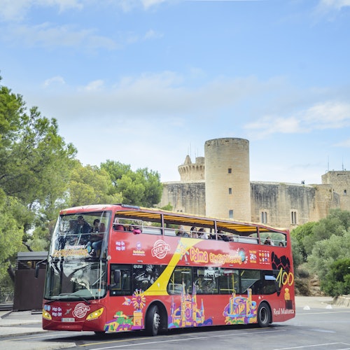 Bus y barco turístico por Mallorca