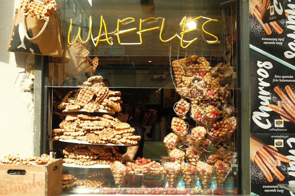 Waffles in Old Town