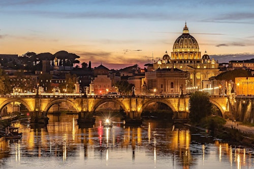 ローマの秘密：ガイド付きウォーキングツアー(即日発券)