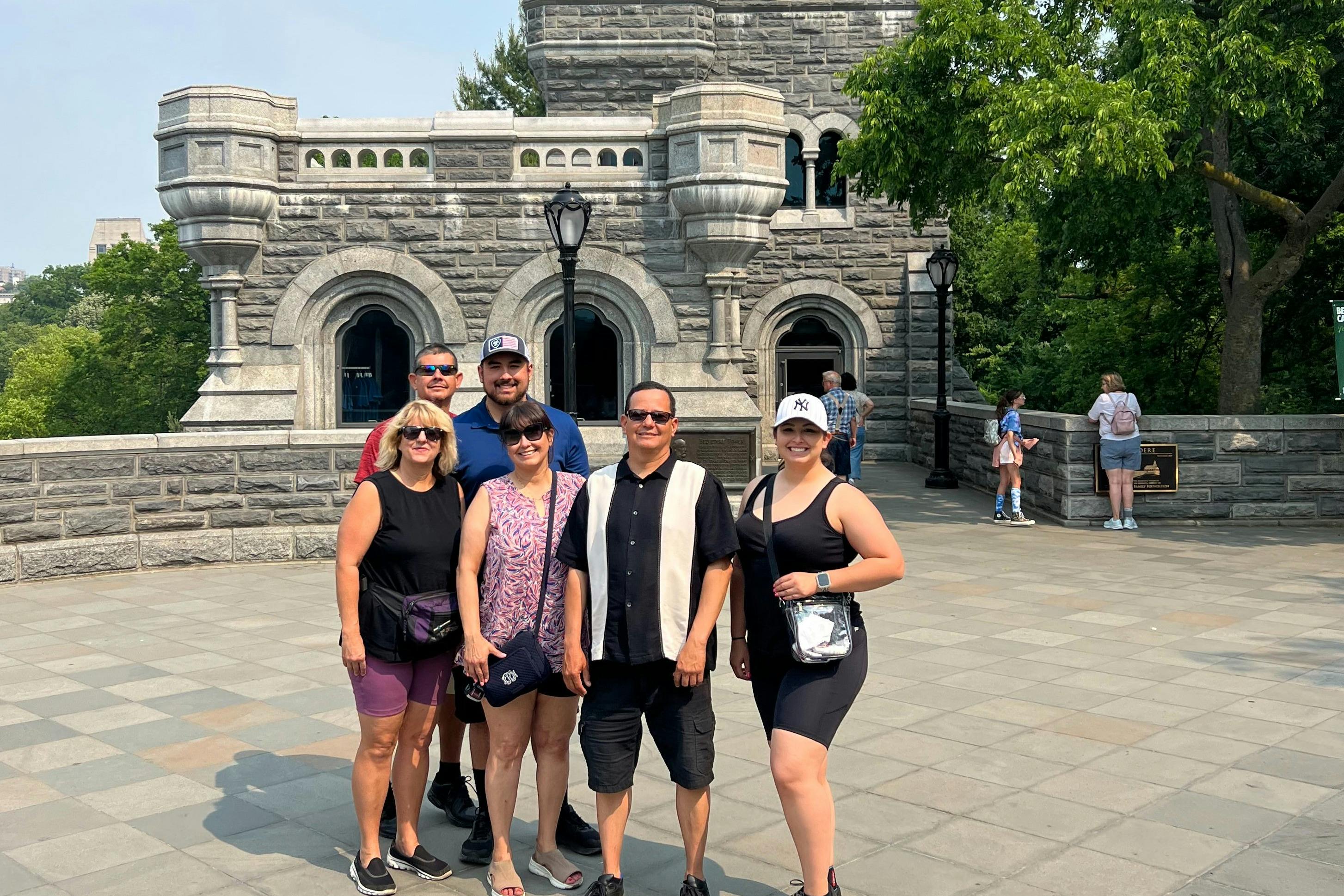 Happy customers at Belvedere Castle - Photo Stop