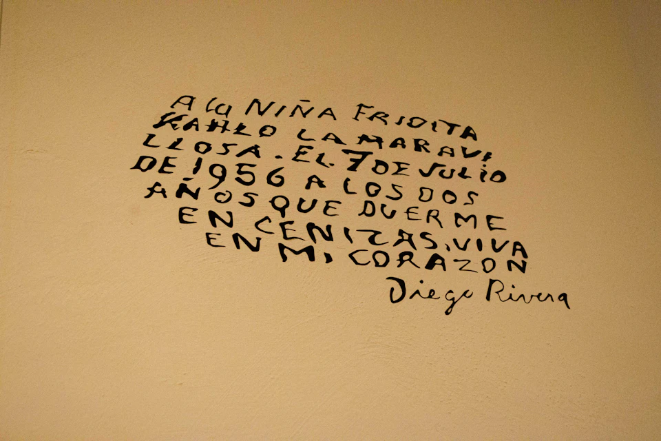 Message from Diego to Frida