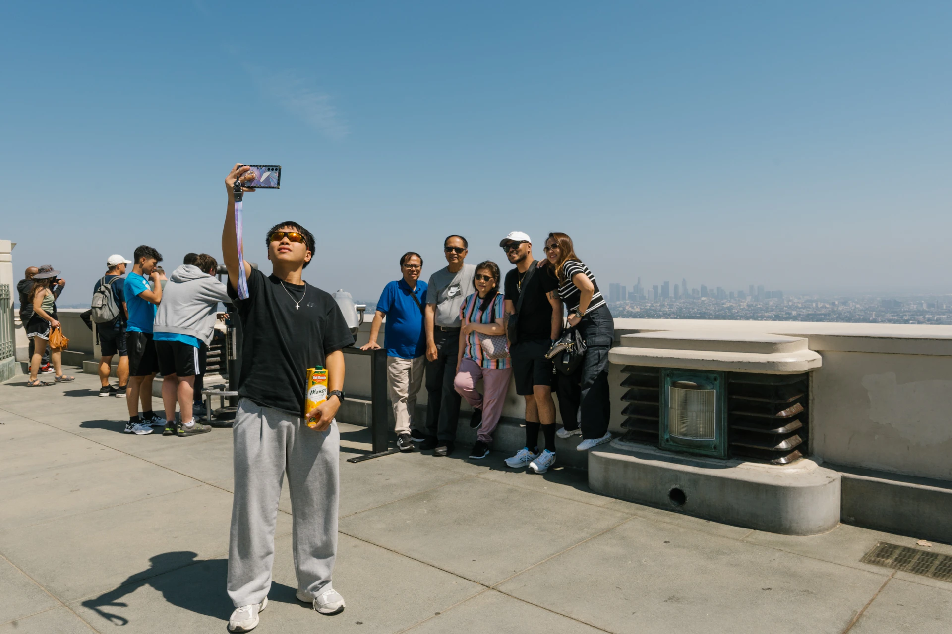 Guests at The Griffith Observatory
