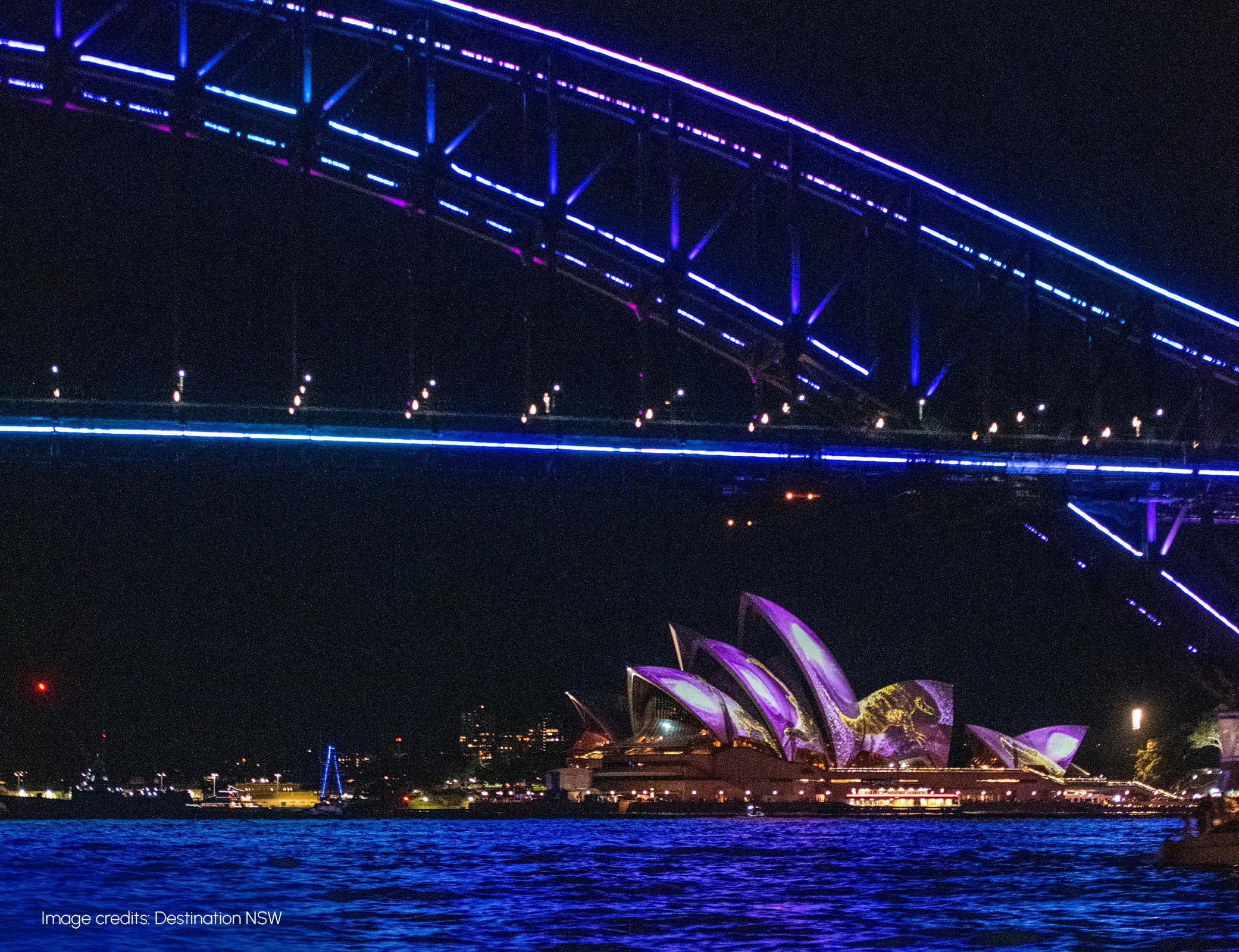 Sydney: Vivid Sydney Night Cruise 5