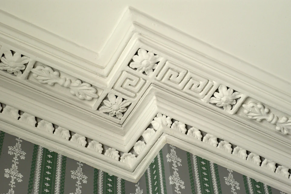 See architectural details such as plaster work.