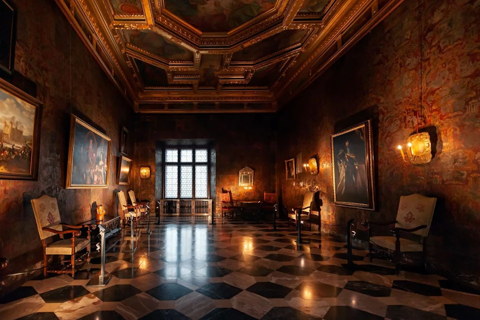 Interior of Wawel Castle