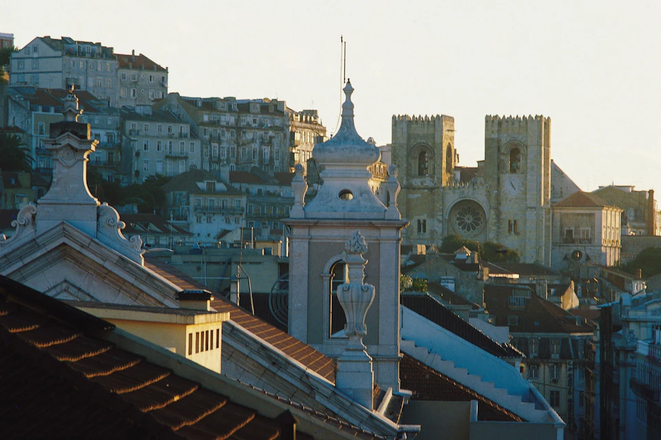 Facade of the Cathedral at sunset