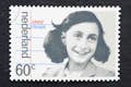 Sello postal conmemorativo de Ana Frank