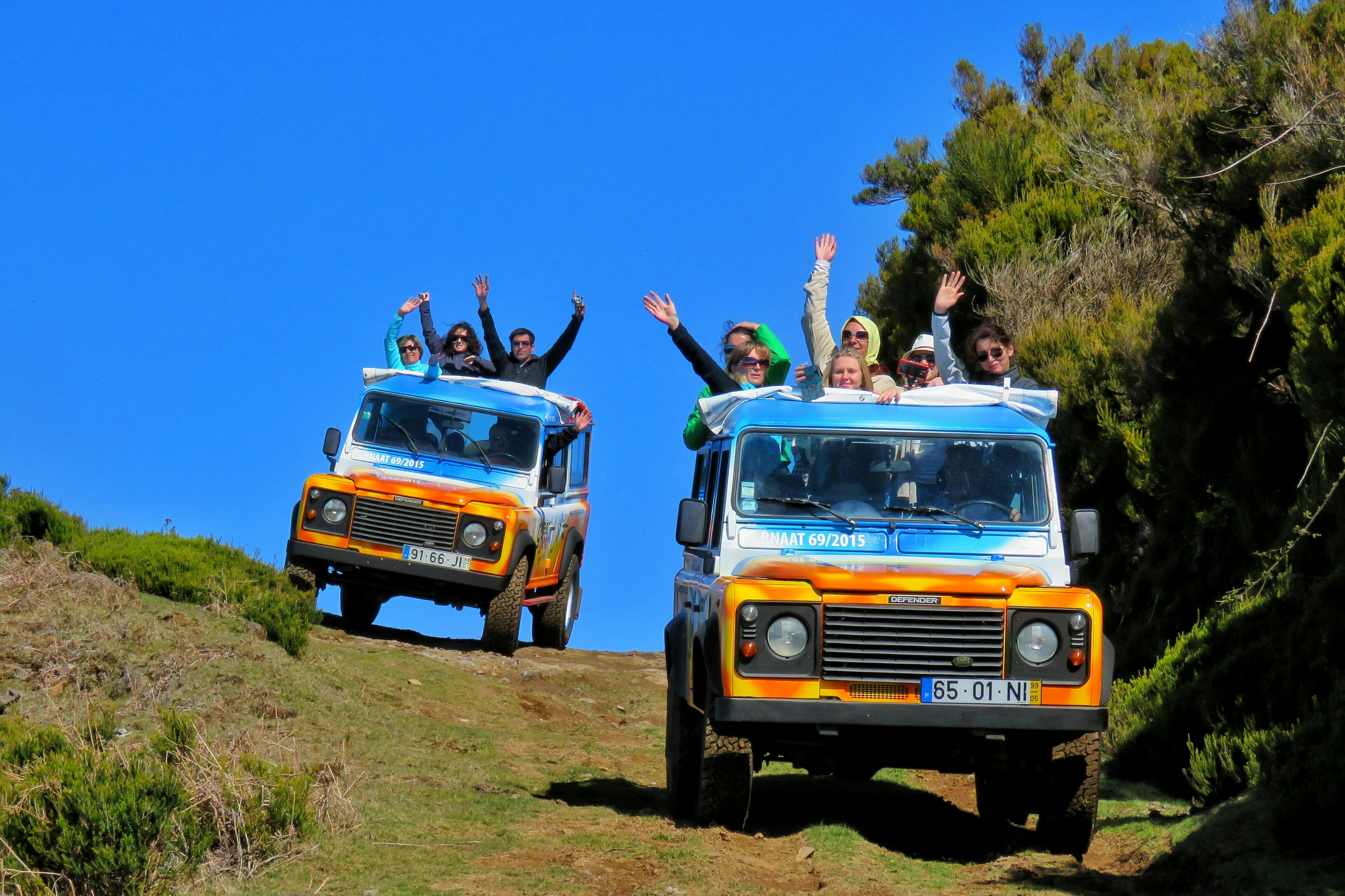 Madeira: Passeio guiado de jipe 4X4 com teto aberto