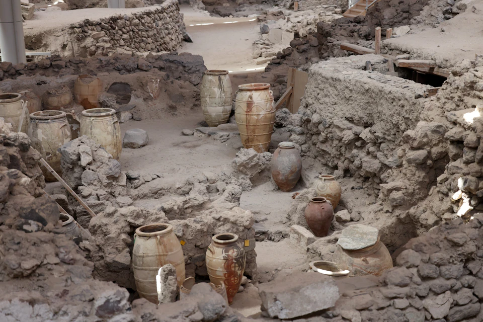 Ceramics Akrotiri of Thera
