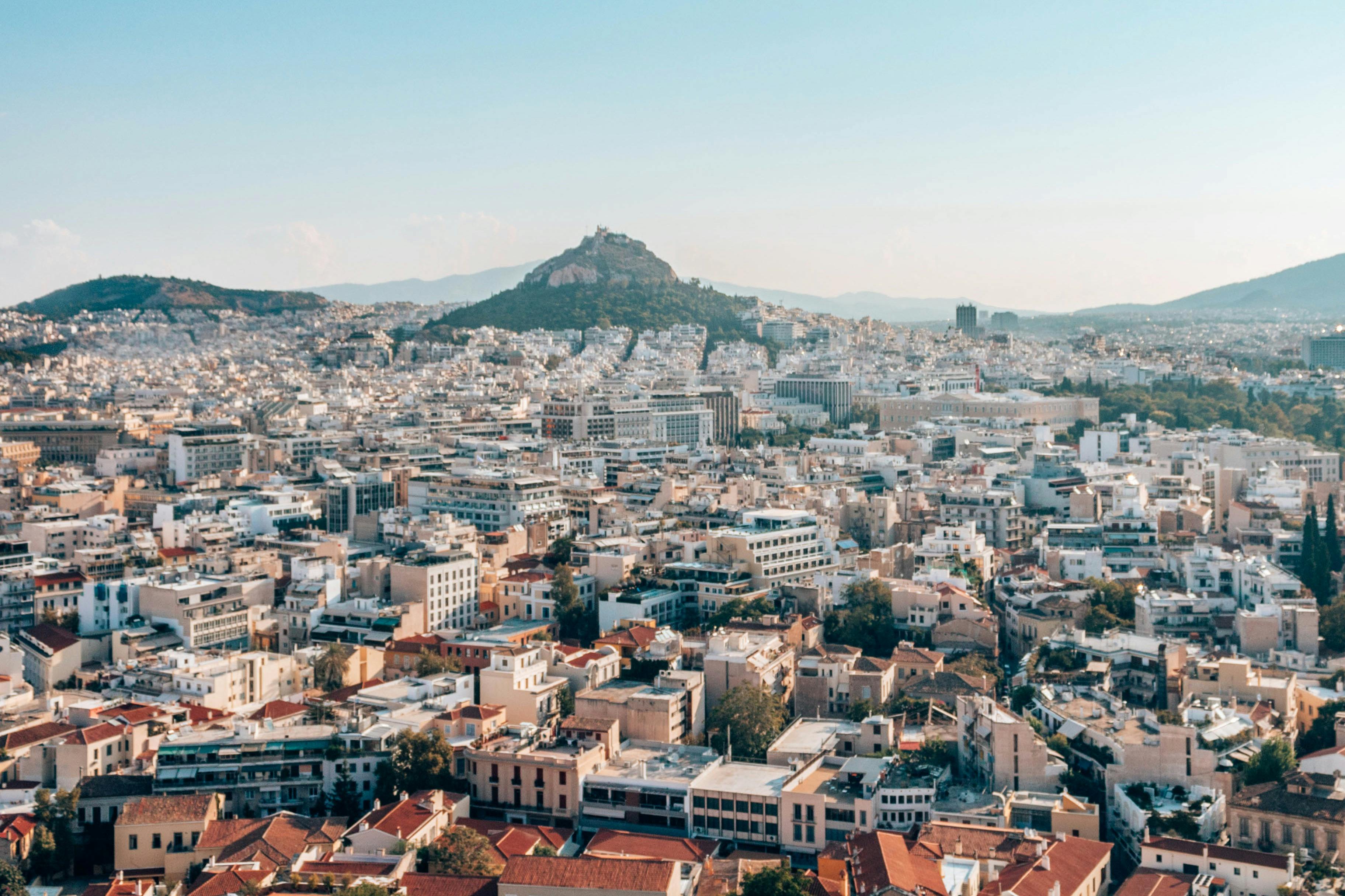 Výhled na Acropolis Hill