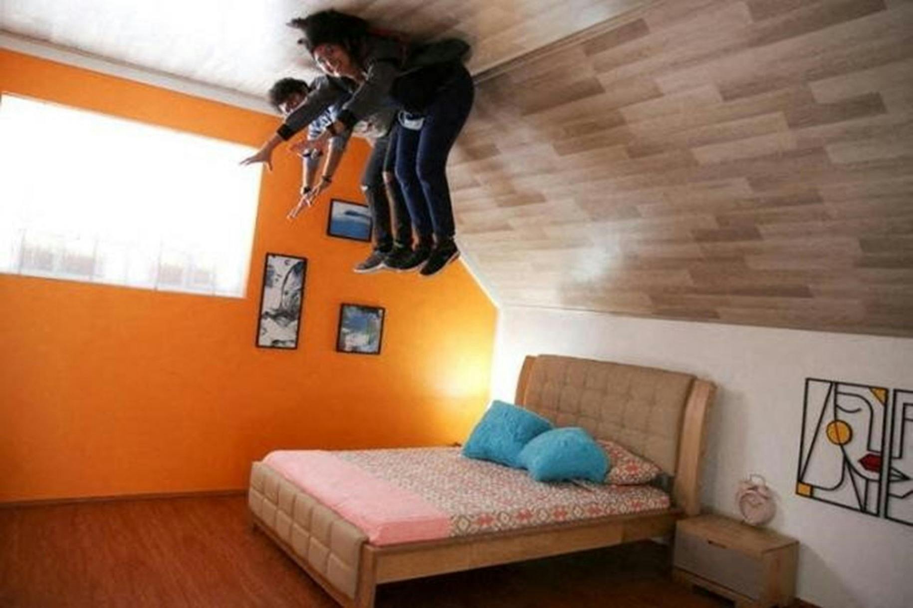 In the Crazy House everything is upside down.