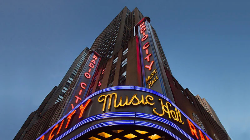 Radio City Music Hall in New York, New York City