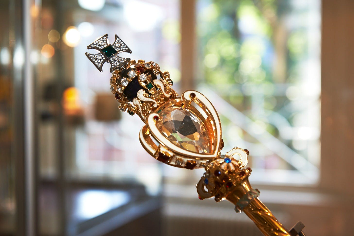 阿姆斯特丹钻石博物馆的钻石权杖