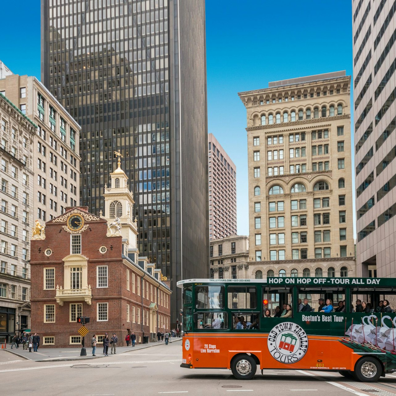 Old Town Trolley turístico en Boston - Alojamientos en Boston