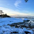Winter archipelago landscape