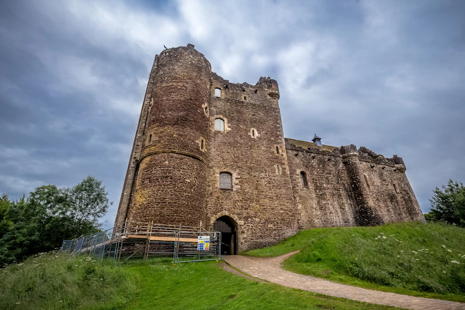 Doune Castle, also known as Castle Leoch in Outlander