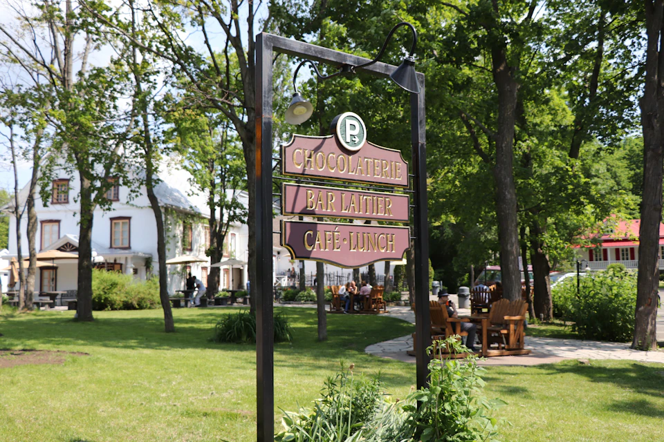 Chocolate shop on the island