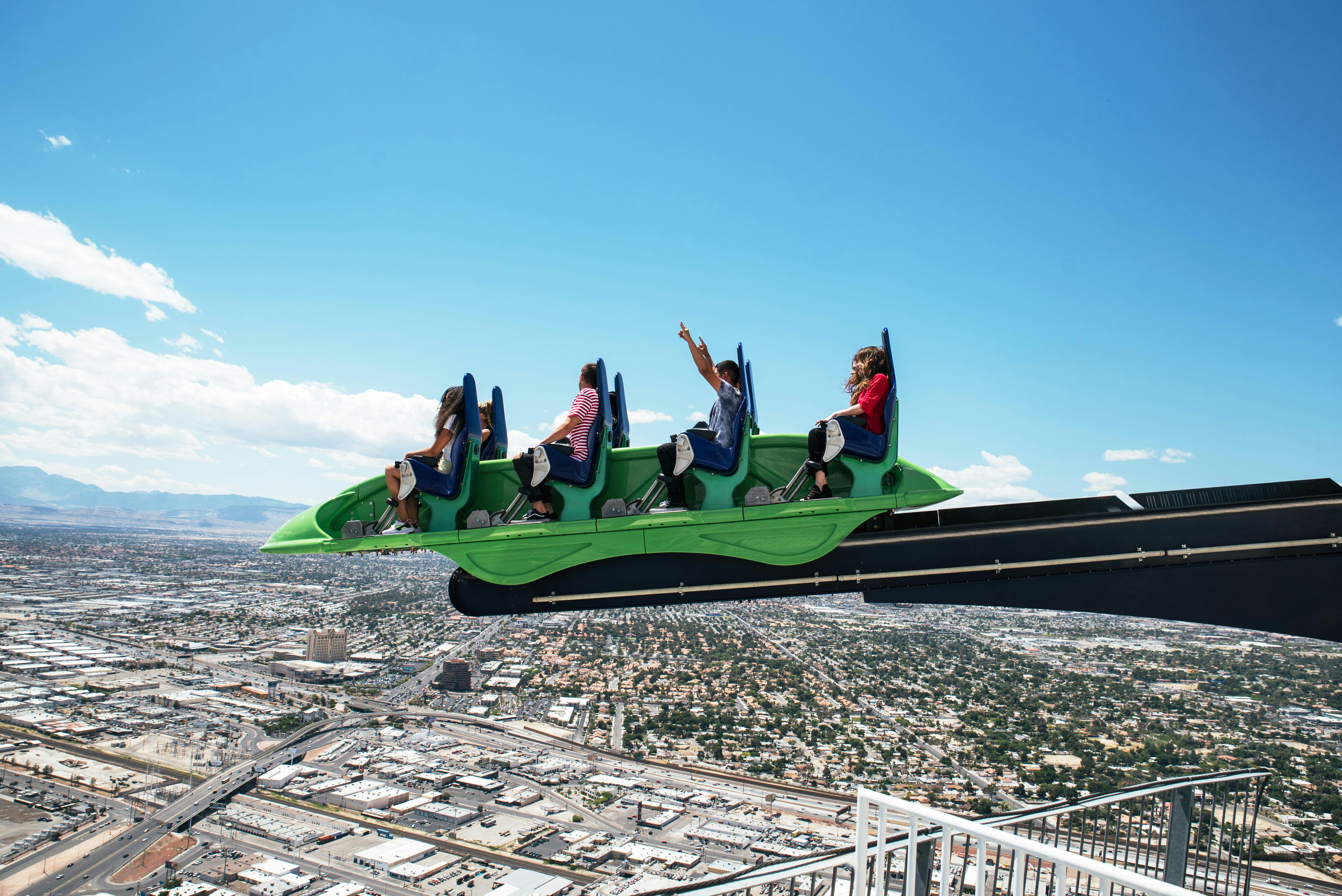 In Las Vegas, Roller Coasters Adds New Thrills - The New York Times