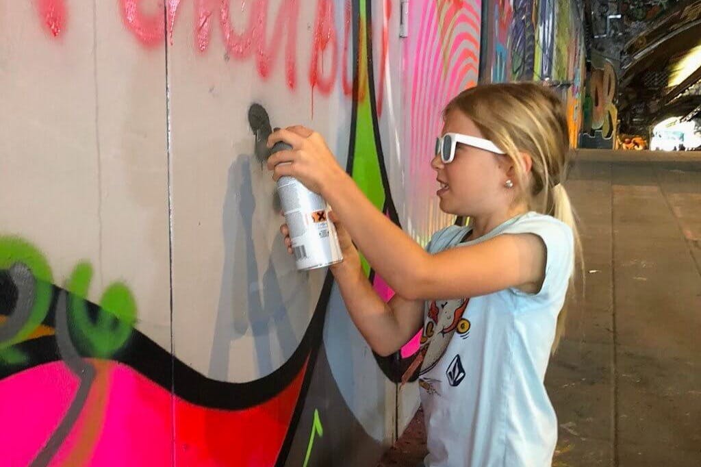 Graffiti lekce na Leake Street