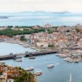 La vue d'Istanbul sur les îles des Princes