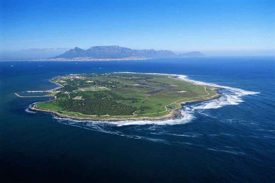 Robbin Island from above
