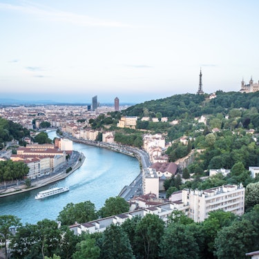 Lyon Saone Flod Middagskryssning