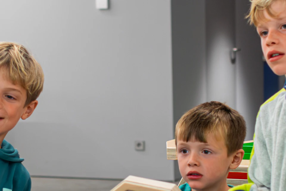 Interactive game set-up in the museum.