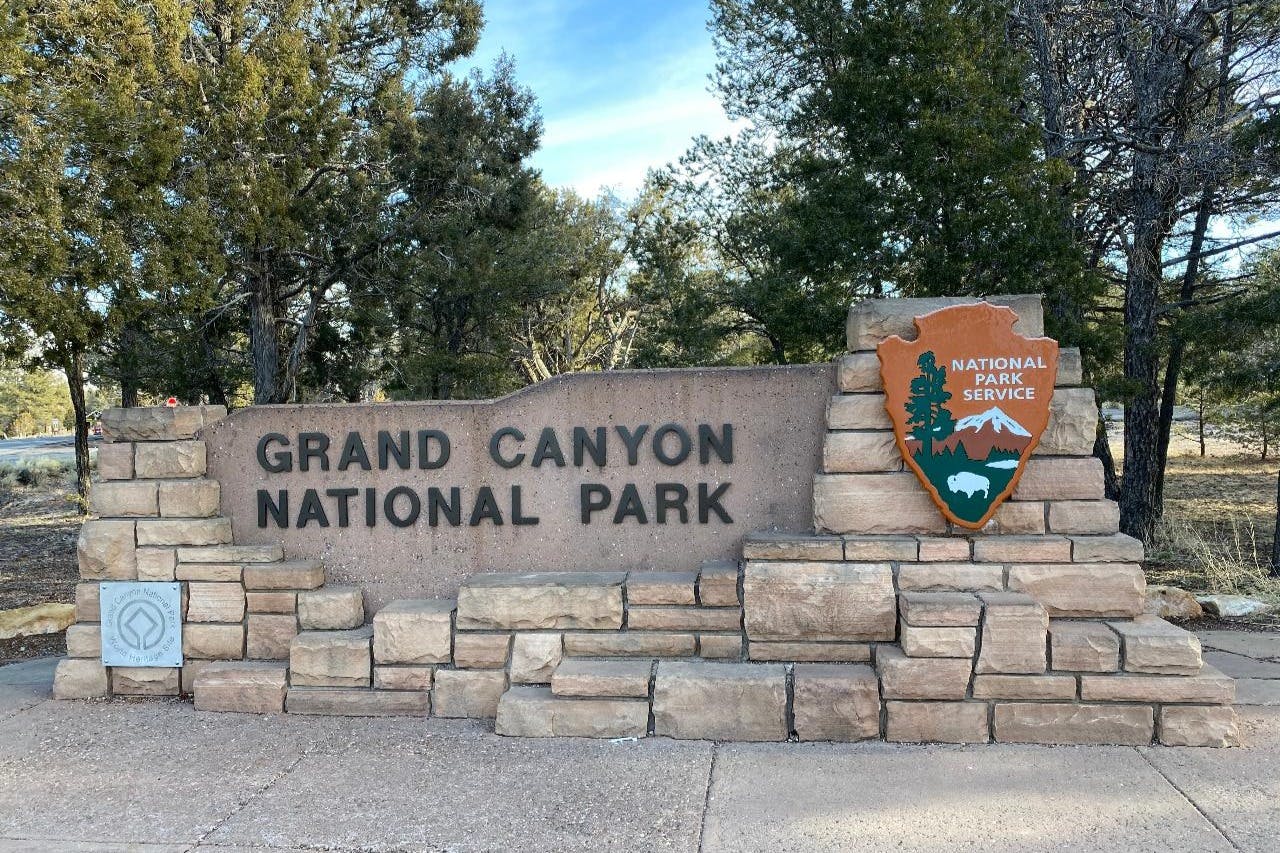 Grand Canyon National Park Sign