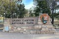 Grand Canyon National Park Schild