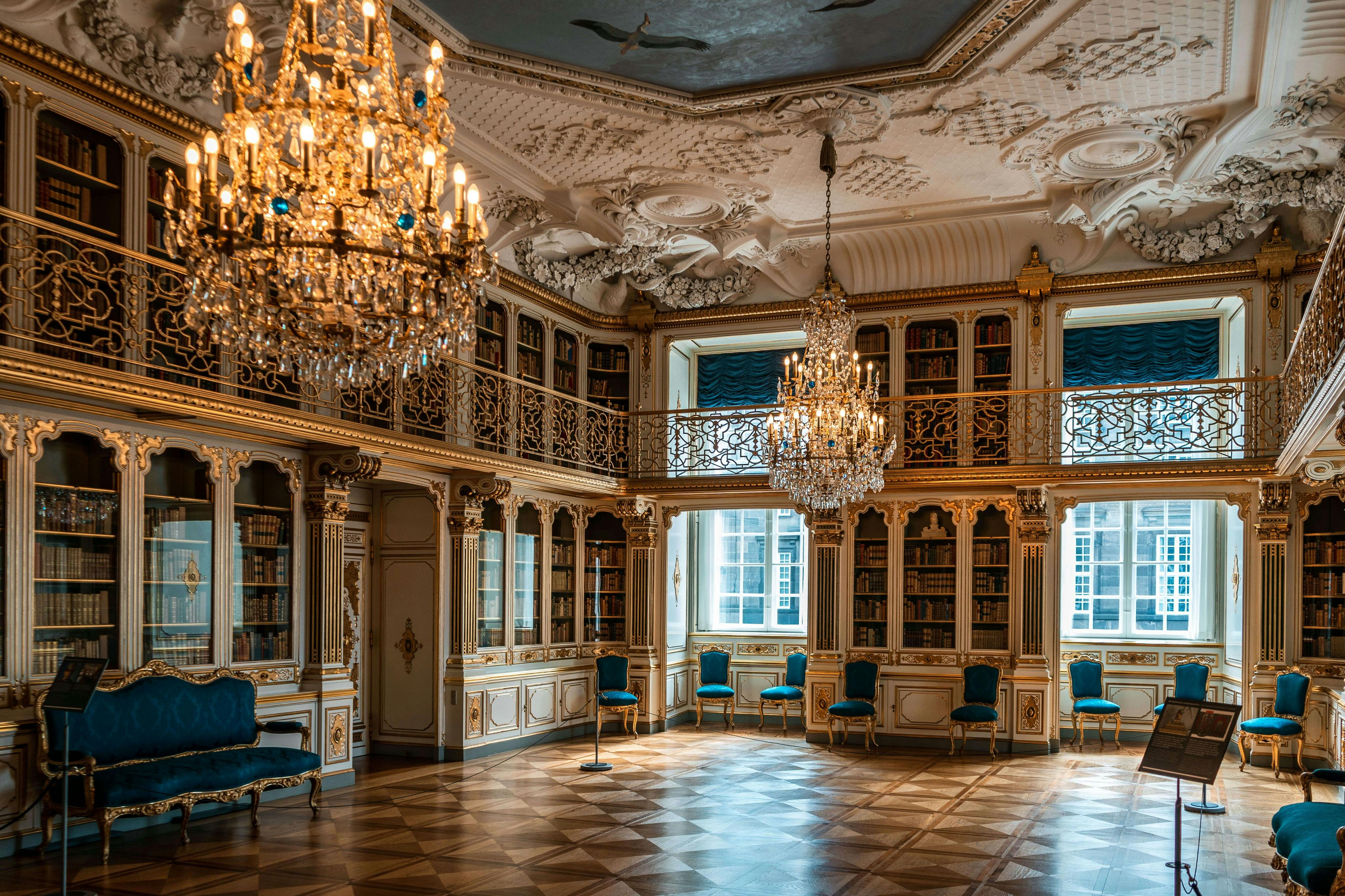 克里斯蒂安堡宫内的皇家图书馆