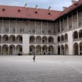 Wawel kasteel centrale binnenplaats