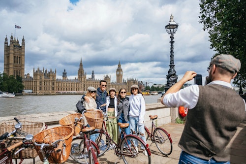自転車で巡るロンドンランドマーク＆秘宝ツアー(即日発券)