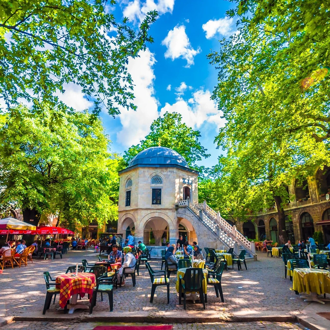 Beautiful day in Bursa city