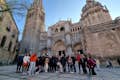Grup davant la Catedral de Toledo