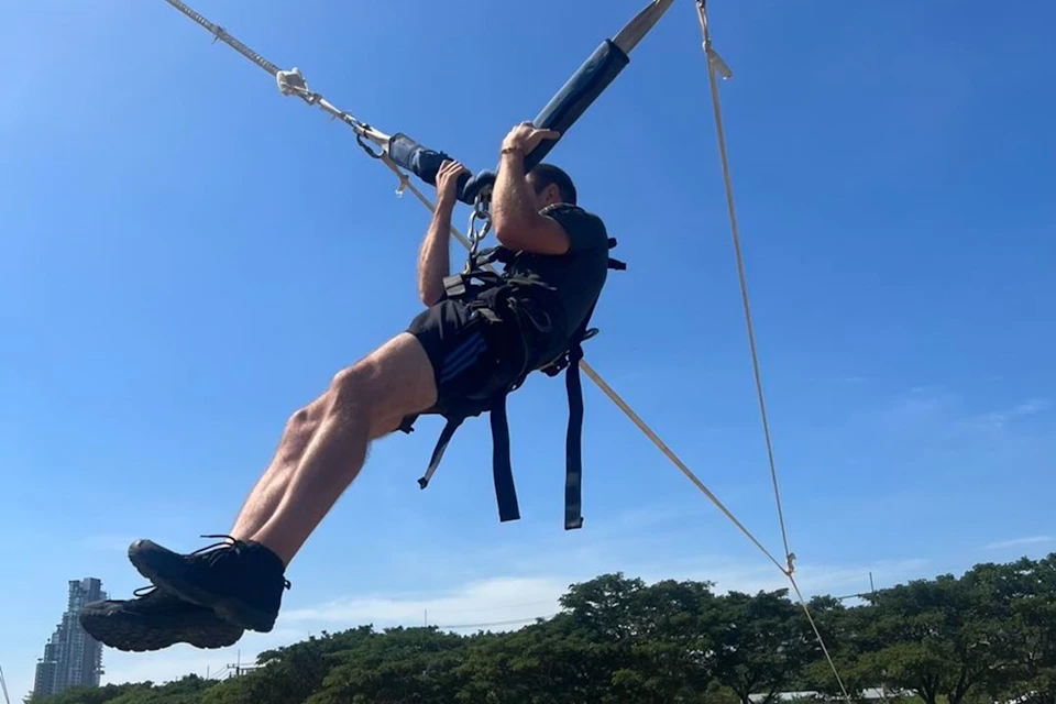 Human Slingshot and Bungy Jump at Sanook Park Pattaya