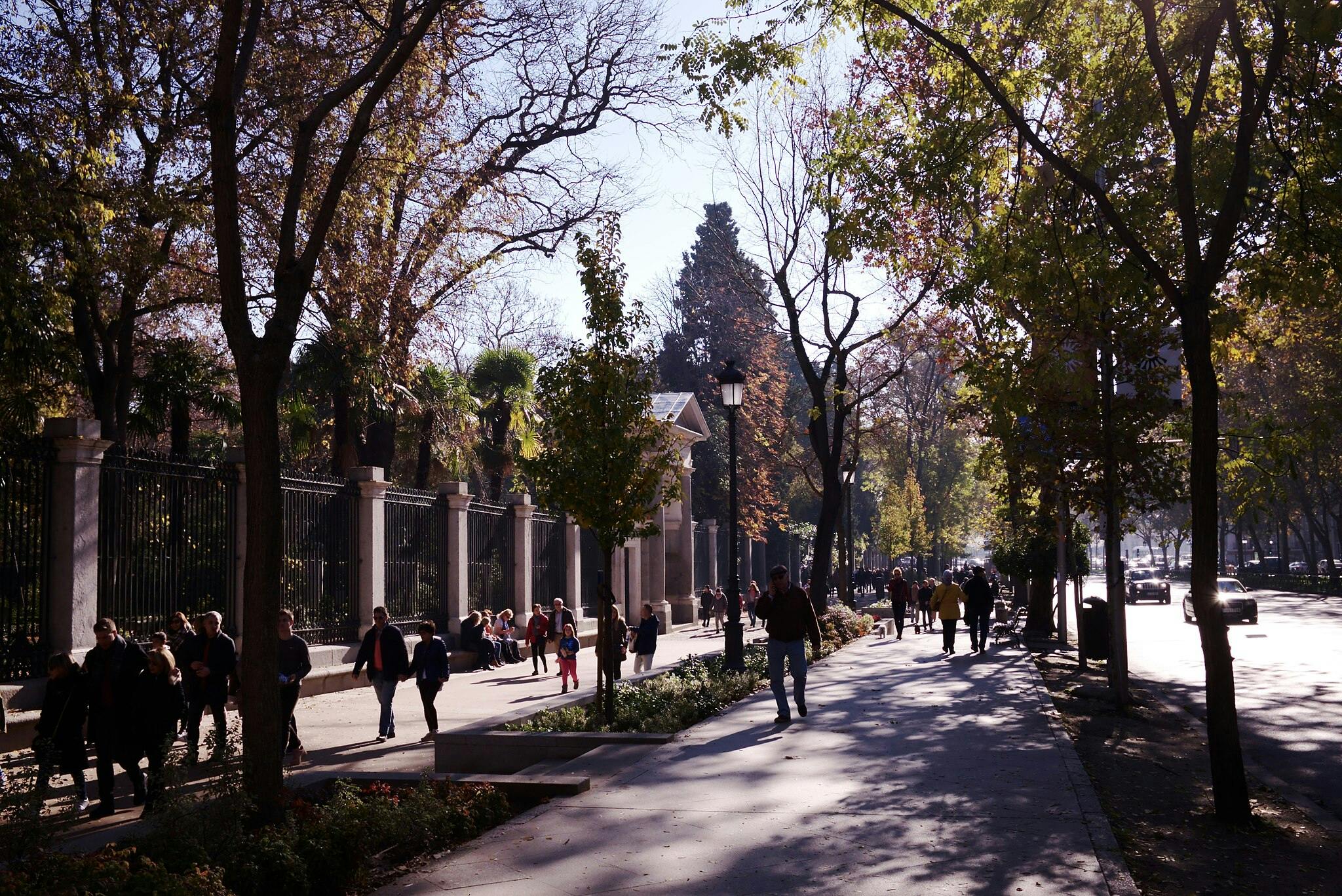 Paseo del Prado in Madrid