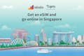 Use facilmente o eSIM para iOS e Android para obter conexão com a Internet enquanto viaja para Cingapura.