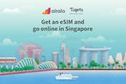 Use facilmente o eSIM para iOS e Android para obter conexão com a Internet enquanto viaja para Cingapura.