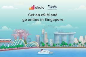 Utilizza facilmente le eSIM iOS e Android per ottenere la connessione a internet mentre sei in viaggio a Singapore.